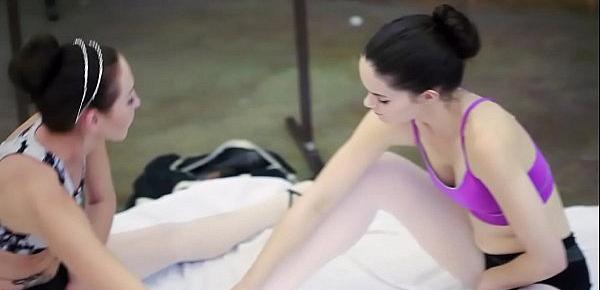  Sporty girls have some lesbian fun